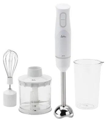 Stabmixer 600 W, 2 Stufen + Turbo, Edelstahl, 500 ml Becher