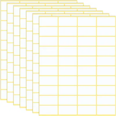 Produktbild von 600 Stš¹ck Etiketten Selbstklebend, 38 x 19 mm Universal Klebeetiketten Adressetiketten Haushaltsetiketten Tiefkš¹hletiketten fš¹r Bš¹ro Kš¹che und Marmelade