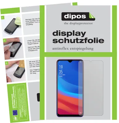 Produktbild von 2x Schutzfolie für Oppo A7x matt Displayschutzfolie Folie Display Schutz dipos