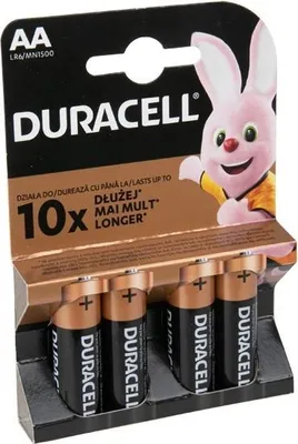 Image de Duracell Basic AA/LR6 4pcs