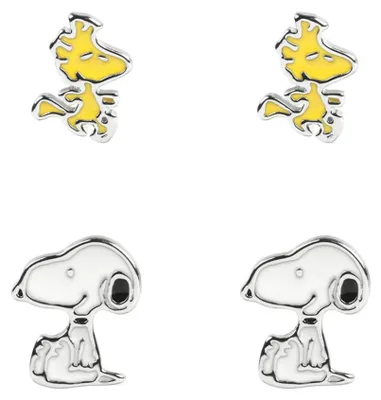 Immagine prodotto di Peers Hardy - Zestaw 2 Par Kolczyków inspirowanych Peanuts