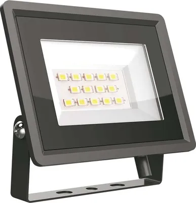 Produktbild von LED-Flutlicht - Schwarz - IP65 - 10 Watt - 750 Lumen - 6500K