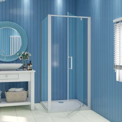 Produktbild von B:100xT:80xH:185cm Nischentür Drehtür Schwingtür Duschkabine Duschabtrennung Dusche