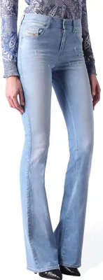Produktbild von Diesel Sandy-B 0673F Stretch Damen Jeans Hose Slim Bootcut