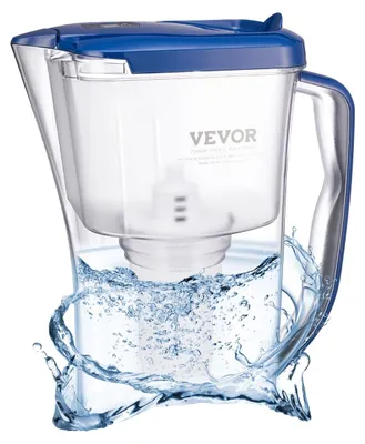 Obrázek produktu pro VEVOR konvice na vodu s filtrem konvice na vodu s filtrem 9 šálků dávkovač filtru na vodu, filtrační systém šetrný k ledničce, bez BPA, vydrží 3 měsíce / 150 l, snižuje vodní kámen olovo zápach chlóru
