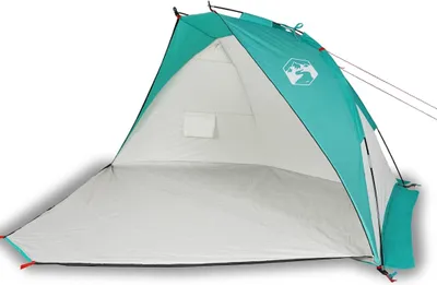 Produktbild von vidaXL Strandzelt Meergrün 268x223x125 cm 185T Polyester