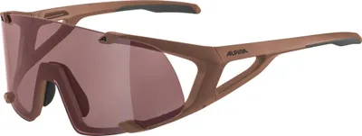 Produktbild von Alpina Hawkeye Q-lite Sonnenbrille Braun Black Red Mirror/CAT3 Braun Black Red Mirror/CAT3