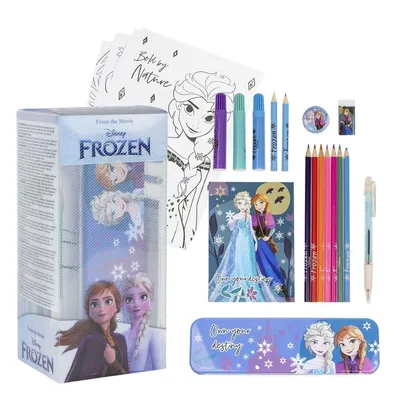 Obrázek produktu pro Sada psacích potřeb Frozen 24 kusů modrá