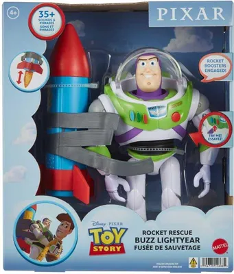 Produktbild von Disney Pixar Disney and Pixar Toy Story Rocket Rescue Buzz Lightyear, 3 Jahr(e), Mehrfarbig, Kunststoff