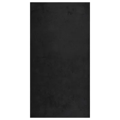 Productafbeelding van Shaggy vloerkleed, hoogpolig, zwart, 80x150 cm