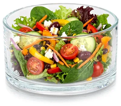 Produktbild von Vilde | Glasschüssel Ø15 cm - 950 ml - Salatschüssel aus Glas - Spülmaschinenfest
