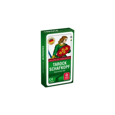 Zdjęcie produktu dla As altenburskiej gry karcianej Tarock Schafkopf, bawarskie zdjęcie
