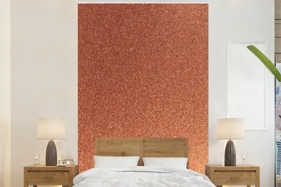 Obrázok produktu pre MuchoWow® Fototapety pre obývaciu izbu alebo spálňu tapety vinylové motív tapety Medené pozadie s trblietkami 180x280cm