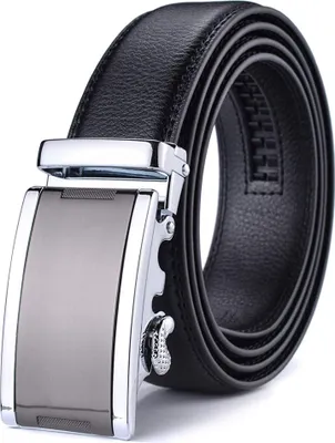 Produktbild von Herren Gürtel Ratsche Automatik Gürtel für Männer 35mm Breit Ledergürtel
