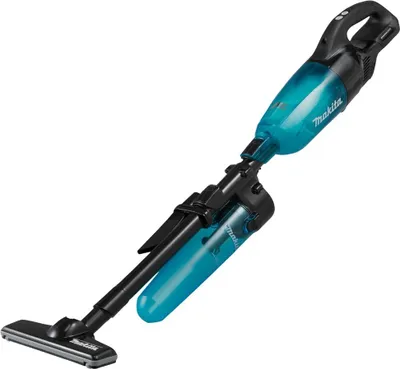 Produktbild von Makita DCL281FZCB, Stabstaubsauger, Beutellos, Schwarz, Blau, 0,75 l, Trocken, Zyklonal