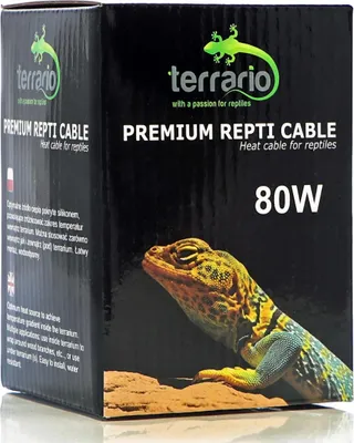 Zdjęcie produktu dla Terrario Premium Repti Cable 80W - kabel grzewczy 10,5m Terrario