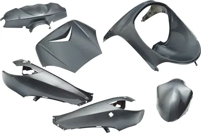 Produktbild von Verkleidungsset Peugeot Vivacity 6 Teilig Blau Anthrazit