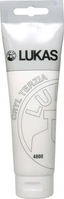 Produktbild von Lukas Cryl Terzia Plastic Tube Acrylfarbe Titanium White 125 ml 1 stk