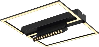 Produktbild von Globo Lighting Deckenleuchte Metall schwarz matt, LED