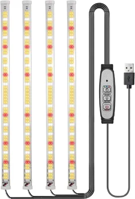 Productafbeelding van Plantenlamp - Groeilamp LED - Binnen Planten - Volledig Spectrum - 35 cm - Zwart