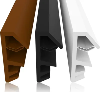 Produktbild von Famanu Fensterdichtung 5 m braun - 5 mm Nutbreite - 12 mm Faltbreite - TPE Gummidichtung - Holzfensterdichtung