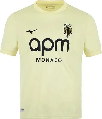Produktbild von Mizuno As Monaco 25/26 Drittes Kurzarm-t-shirt Gelb S Gelb S