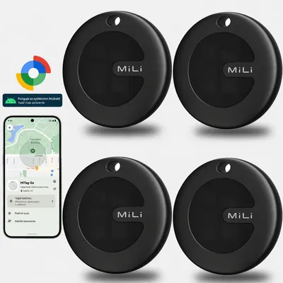 Produktbild von Schlüsselfinder Android, von Google Autorisiert, Gps tracker mit Google Find My Device-App, SmartTag, 1pack, Brieftasche/Fahrrad/Katze, KI-generiertes Bild