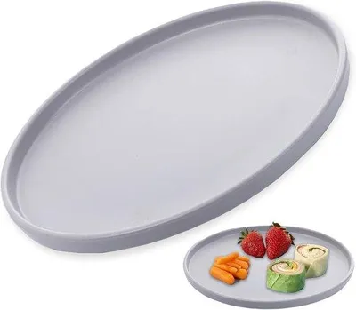 Obrázok produktu pre Sivý dekoratívny list – protišmykový – 25 cm