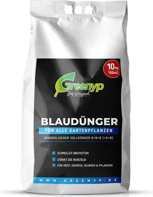 Produktbild von Greenyp Blaudünger NPK Dünger I  I 5kg für 75m² I Universaldünger Langzeitdünger für Obst, Gemüse, Blumen, Rasen oder Zierpflanzen I Stickstoffdünger
