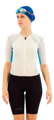 Image de Huub Anemoi 2 Sub22, combinaison de triathlon manches courtes, noire, taille L (femme), couleur : noir, taille : L