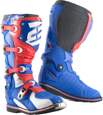 Zdjęcie produktu dla Buty motocrossowe Bogotto MX-7 S, niebieski/biały/czerwony, 43