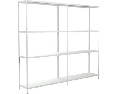 Obrázok produktu pre Kovový regál rozširovací Schulte 4505-W 1800x2000x350 mm, 8 políc, nosnosť 680 kg, biely