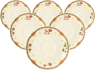 Produktbild von Seltmann Weiden Marieluise Weihnachtsnostalgie Kombi-Untertasse ø 15 cm 6er Set