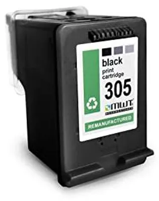 Mehrwegtoner Tintenpatrone kompatibel mit HP 305BK Schwarz – Produktansicht 1
