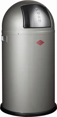 Produktbild von WESCO Pushboy 50l neusilber Abfallsammler