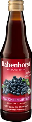 Produktbild von Rabenhorst Heidelbeer Muttersaft  330 ml