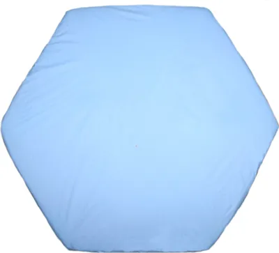 Produktbild von PRIMAWELA Spannbettlaken für Baby Kinder 6-eck Laufgitter Laufstall Matratze 105x120cm 16. Blau
