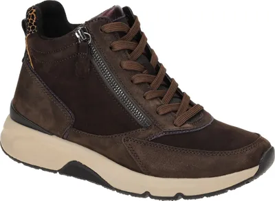 Zdjęcie produktu dla Gabor ROLLINGSOFT damskie buty za kostkę - wygodne buty za kostkę brązowe rekreacyjne NOWOŚĆ