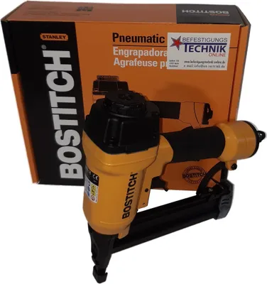 Obrázok produktu pre BOSTITCH SB156SL-1-E pneumatická sponkovačka, sponkovačka 1/4 BSP, hĺbkový doraz, 12-40 mm