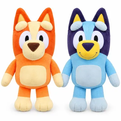 Produktbild von Wiztex Bluey und Bingo Plüschtiere Set - 20 cm Anime Plüschspielzeug Set Bluey Bingo Stofftier Geschenk