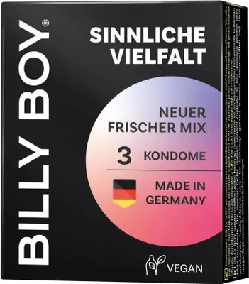 Immagine prodotto di Billy Boy Single: varietà sensuale, 3 preservativi