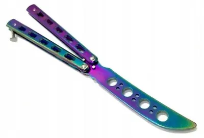 Imagen del producto de Cuchillo de lanzamiento, mariposa, entrenamiento, neón