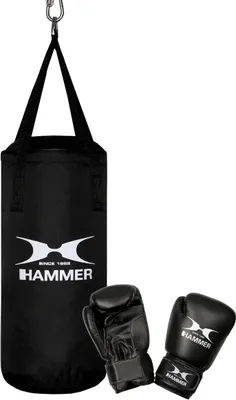 Image de HAMMER Coffret Fit Junior, sac de frappe 50 cm, nylon de qualité, gants de boxe haut de gamme