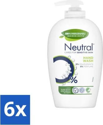 Immagine prodotto di Sapone liquido neutro per le mani 250 ml - confezione valore - 6 pezzi