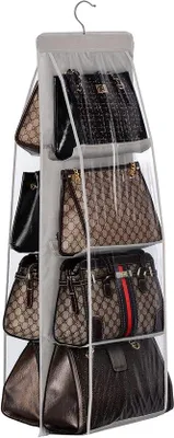 Produktbild von Famanu Handtaschen Organizer 8 Fächer - Grau