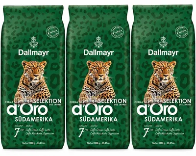 Produktbild von Dallmayr Crema d Oro Selektion des Jahres Africa 1000g 3er Pack