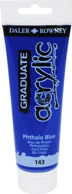 Obrázek produktu pro Daler-Rowney Graduate, 120 ml, Modrá, Tuba, Voděodolný