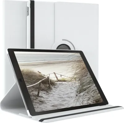 Produktbild von EAZY CASE - Tablet Hülle für Apple iPad Pro 12,9" (2017) Schutzhülle, Tablet Case 360° drehbar in Weiß