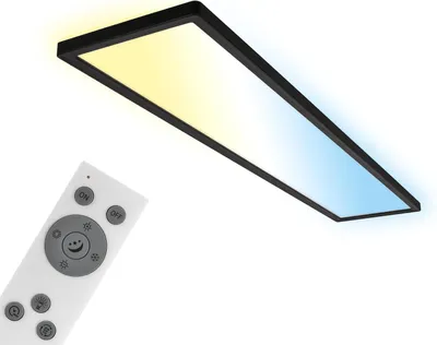 Immagine prodotto di Briloner Tava LED soffitto 98cm, dimmerabile, telecomando, nero