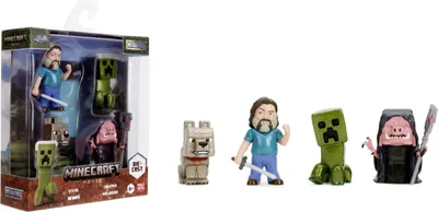 Produktbild von Minecraft Movie 4-Pack 2,5" Figuren Set